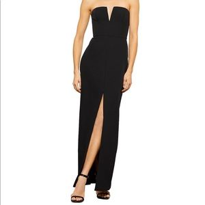 BCBGMAXAZRIA crepe gown